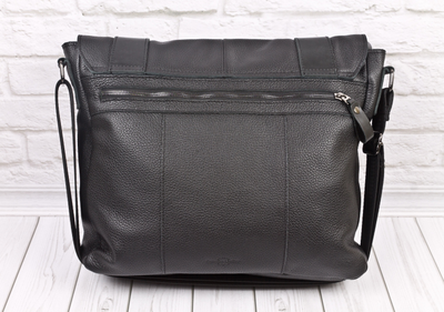 Кожаная мужская сумка Madruzzo black (арт. 5068-01)