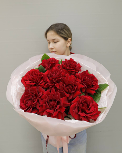 Букет из 9 ажурных роз