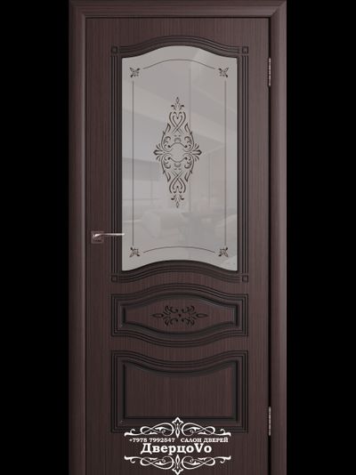 CORDONDOOR/ ОФЕЛИЯ/ ШПОН FINE-LINE/ ВЕНГЕ/ ПОЛОТНО ОСТЕКЛЕННОЕ/ УФ ФОТОПЕЧАТЬ