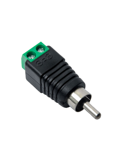 Разъем RCA Optimus штекер с клеммной колодкой