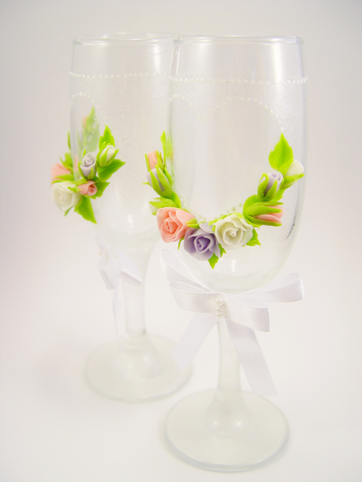 Свадебные бокалы "Изысканные".