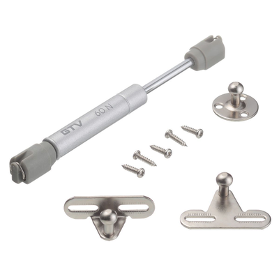 Газовый лифт для верхних шкафов GTV, 80N, 160мм цвет серый