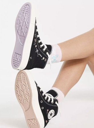 Кеды Converse Chuck Taylor All Star высокие с вышивкой