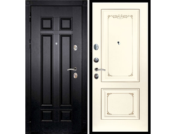 Дверь Гера с панелью Смальта 14 слоновая кость