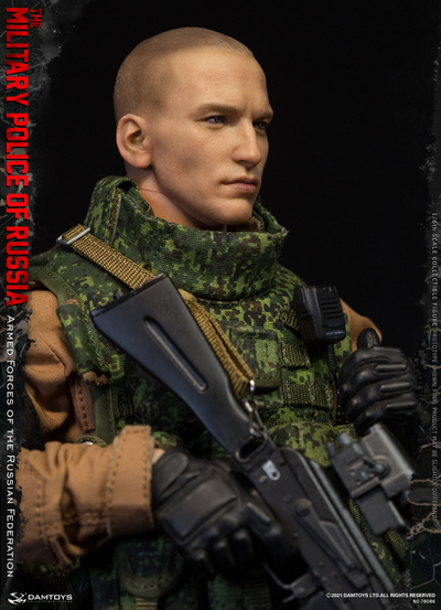 Боец военной полиции ВС РФ в Сирии - Коллекционная ФИГУРКА 1/6 Armed Forces of the Russian Federation - RUSSIAN MILITARY POLICE (78086) - DAMTOYS