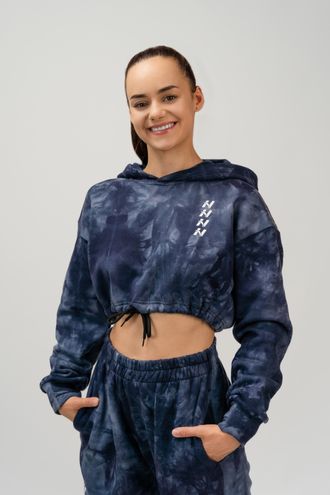 Худи NEBBIA RE-FRESH WOMEN’S CROP HOODIE 591 Синяя