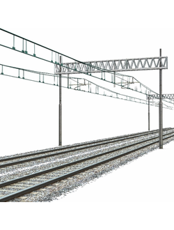 пути Железнодорожные пути 2t 100 m
