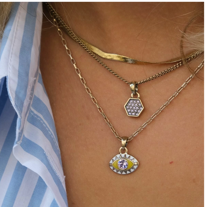 Колье с прозрачными кристаллами Swarovski, A&C (Норвегия)