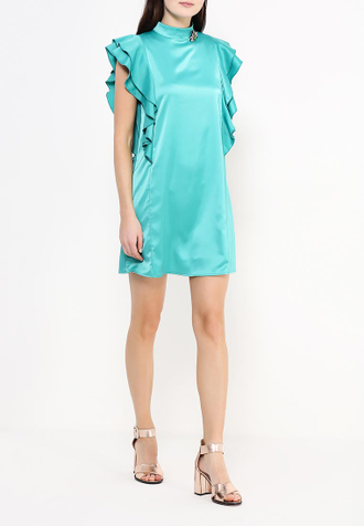 Платье с брошью