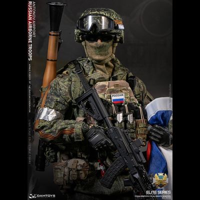 Российский десантник ВДВ - Коллекционная ФИГУРКА 1/6 RUSSIAN AIRBORNE TROOPS SENIOR RIFLEMAN (78105) - DAMTOYS