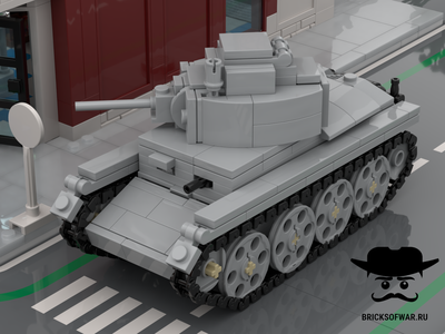 Panzer 38t немецкий легкий танк - Лего танк