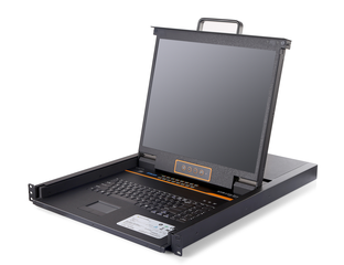 16-портовые локальные выдвижные KVM LCD консоли - Выдвижная LCD KVM ...