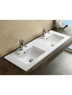 Раковина двойная умывальник для ванной MELANA MLN-9120ED 1205х465х180