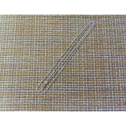 Цепочка с шариками 1,5 мм 51 см серебристый