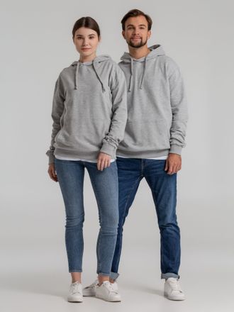 Худи Unit Kirenga цвета серый меланж
