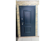 Металлическая входная дверь "Кантата" Букле серый / белый матовый