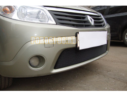 Защита радиатора Renault Sandero 2010-2014 black