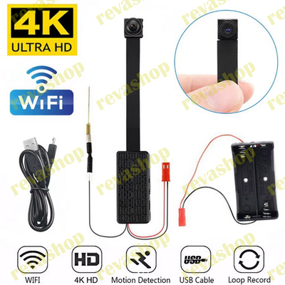 Портативная мини видеокамера 4K WiFi IP