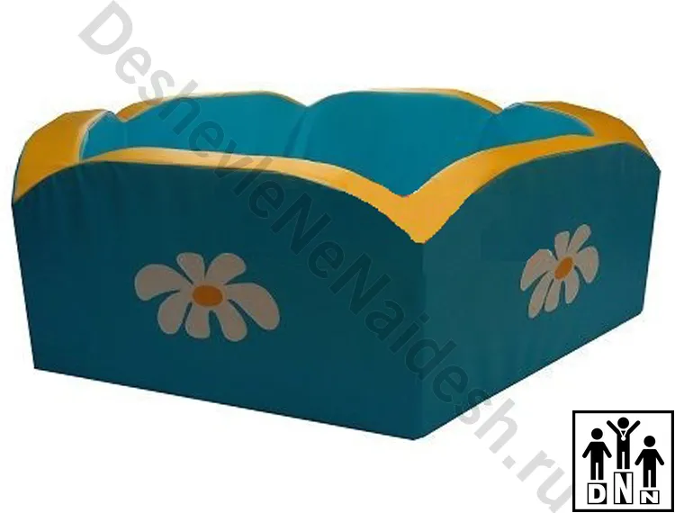 Сухой бассейн шестигранник Ромашка