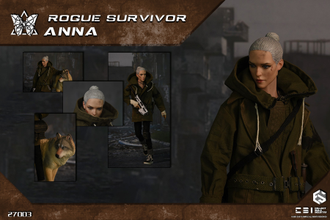 Бродяга Анна - Коллекционная ФИГУРКА 1/6 Rogue Survivor Anna (27003) - CBI x Easy&Simple