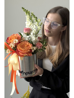 Цветочная композиция учителю / воспитателю № 806