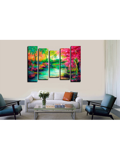 Модульная картина "Сказочный лес"