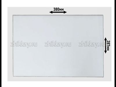 Стекло духовки внутреннее NORD (380x287) мм