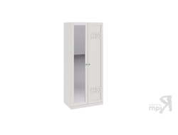Шкаф для одежды с 1-ой глухой и 1-ой зеркальной дверями «Саванна»