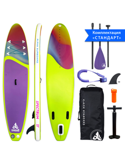 Надувная SUP-доска Сапборд (SUP board) Alpha Supboard SPECTRUM-11 GREEN