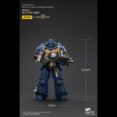 Ультрамарин брат Кайрон (Warhammer 40k, Spacemarine II) - КОЛЛЕКЦИОННАЯ ФИГУРКА 1/18 Ultramarines Collectors Edition - Brother Chairon (JT01383) - JOYTOY