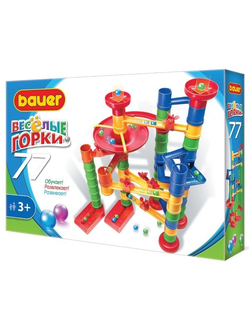 Детский развивающий конструктор Bauer Игровой Набор Весёлые горки 77 3+