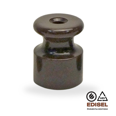 Изолятор пластиковый коричневый