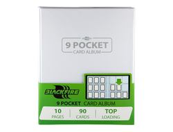 Альбом для карт "Blackfire" cо встроенными листами 3х3 - White