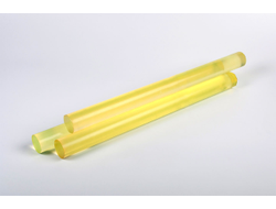 Полиуретан стержень Ф 40 мм   (L=500 мм, ~0,7 кг, жёлтый) Китай
