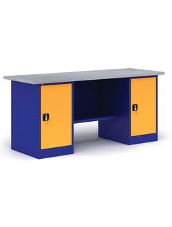 Двухтумбовый металлический верстак ВП-5