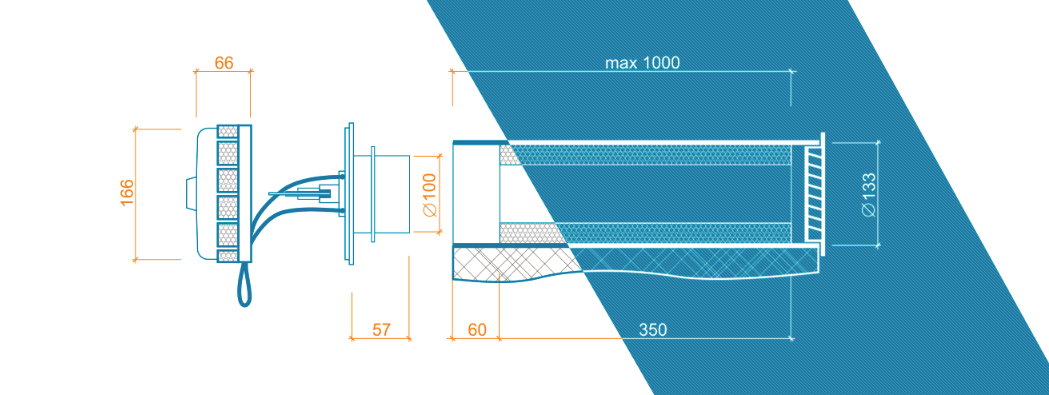 Клапан приточный Кив-125 (КПВ) Купить в Томске