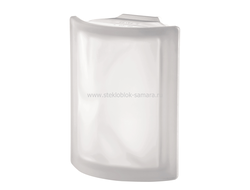 Угловой стеклоблок белый, матовый Vetroarredo (Италия), Neutro ANGOLARE O SAT