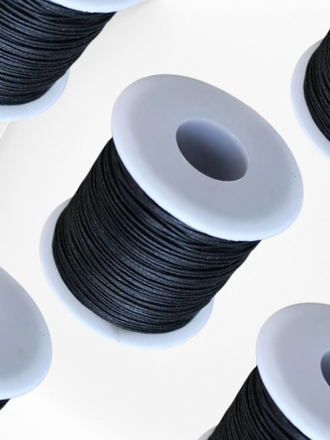 Вощеный хлопковый шнур для творчества и рукоделия