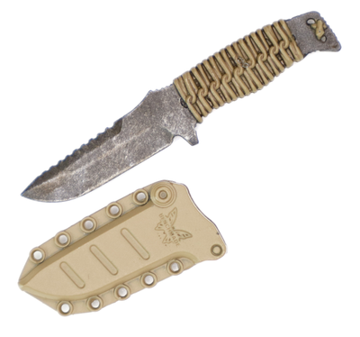 Боевой нож с ножнами 1/6 (78097) - DAMTOYS