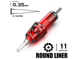 11 RLT / 0,35mm - Round Liner Super Tight X-Taper "CNC"