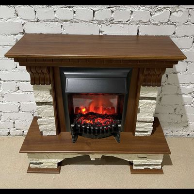 Электрокамин Турин NT M1 с очагом Fobos