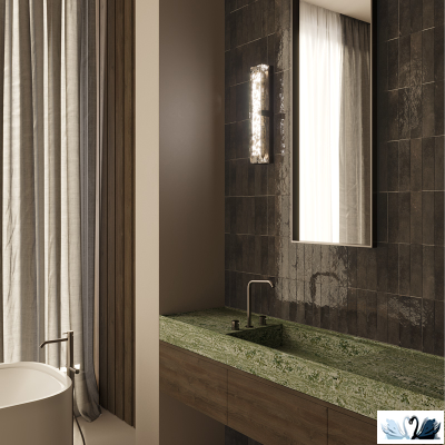 Плитка Creto Magic Grey 5,85x24 см настенная