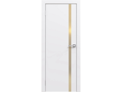 Дверь Межкомнатная - ЭМАЛЬ LINE 03 (белый)