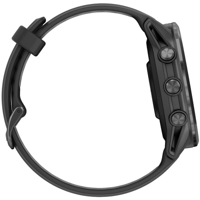 Часы Garmin Forerunner 970 Carbon Grey DLC Titanium Black / Translucent Whitestone