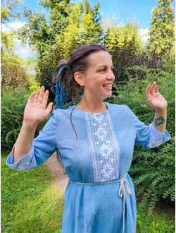 Платье крапивное "Пробуждение"