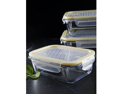 Жаропрочные контейнеры, желтый