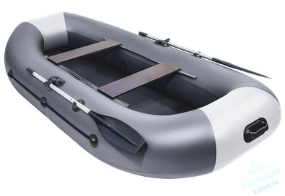Лодка ПВХ Мастер Лодок Таймень LX290 Графит / Св.Серый