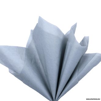 Бумага тишью 76х50 см 10 листов Светло-серый