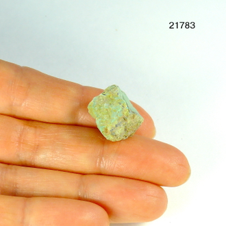 Бирюза натуральная (необработанная) Казахстан арт.21783: 3,2г - 14*12*12мм