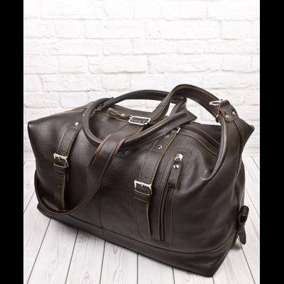 Кожаная дорожная сумка Campora brown (арт. 4019-04)